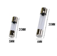 Fusibles en verre à soufflage rapide haute capacité de rupture 6*30mm 250V 20A DC F20A