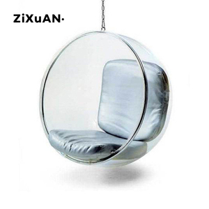 <span class=keywords><strong>Fauteuil</strong></span> bulle pivotant <span class=keywords><strong>rond</strong></span> tendance avec support, <span class=keywords><strong>coussin</strong></span> argenté, pour extérieur, haute qualité, imperméable, épais, individuel - Product Image 5