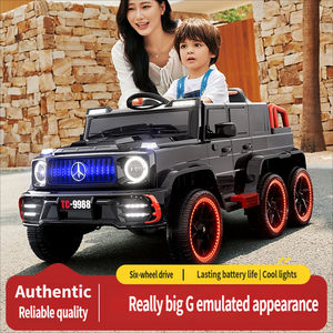 Детский электромобиль на четырех колесах с пультом управления для мальчиков и девочек 3-6 лет, пластиковый, внедорожный - Product Image 3