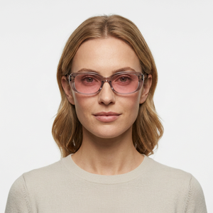 Lunettes de soleil œil de chat pour femmes, monture complète, verres miroir, légères, style décontracté, pour adultes - Product Image 1