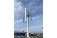 Éolienne verticale marine anti-corrosion 2KW 5KW VAWT pour la production d'énergie embarquée sur bateaux de pêche, yachts, ports maritimes et navires