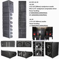 Système de sonorisation professionnel pour scène de concert, enceintes actives à deux voies, double ligne de sonorisation de 10 pouces pour extérieur