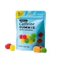 Gummies Énergie OEM Focus : Caféine, Ashwagandha, Extrait de Thé Vert – Stimulant Cérébral et Musculaire, Saveur Fraise, Pour Hommes, 60 unités