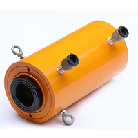 DEELEAP DY-RRH-307 Cylindre hydraulique à double effet pousser-tirer de 30 tonnes, alésage de 90 mm, piston non magnétique, 650 psi, hydraulique creux