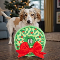 Jouets à mâcher pour chien en peluche de Noël personnalisés, écologiques, interactifs, résistants aux morsures, imperméables IP67 CLH