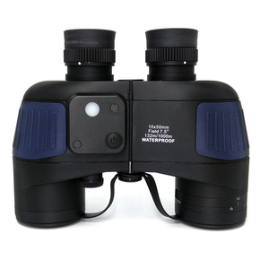 Jumelles Marines 10x50 Étanche Compactes Professionnelles pour Adultes avec Télémètre Boussole Navigation Mise au Point Centrale 25x Luminosité - Product Image 1