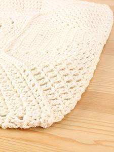 Nuevo bolso de paja cuadrado Granny 2025 para mujer, bolso grande de playa con una sola Correa, bolso de compras tejido de algodón - Product Image 5