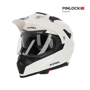 Casco Moto Acerbis Flip Helmet FS 606 Bianco Pronto per Pinlock - Product Image 1