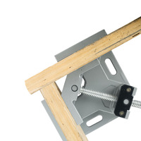 Pince à angle droit en alliage à 90 degrés à poignée unique Pince à angle droit Outils pour le travail du bois Outil à pince pour cadre Localisateur de planches en bois