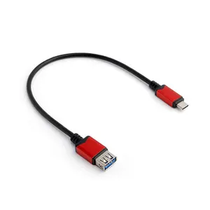 新产品短 20厘米 usb 3.1 c 型电缆扁平同步充电电缆适用于智能手机