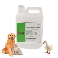 Parfum additif alimentaire personnalisé en gros saveur viande de canard pour chien chat aliments pour animaux de compagnie