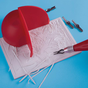 Outil de coupe en lin, 5 pièces assorties, pour sculpter le lin, la lame rapide, - Product Image 6