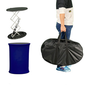 Trade Show <b>Display</b> Promotional <b>Table</b> Counter Foldable Exhibition Counter Desk Pop up <b>Table</b> Counter - Product Image 5