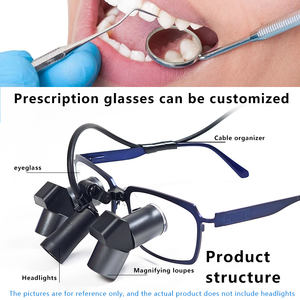 Burite Ttl 6.5x Metaal Ergo Tandheelkundige Beste Tandheelkundige Loepen Tll <span class=keywords><strong>Loupe</strong></span> 6.5xx Ergonomisch <span class=keywords><strong>Kepler</strong></span> Optisch Ontwerp Metalen Lens - Product Image 4