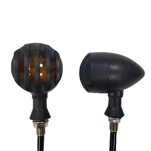 Intermitentes Retro para Motocicleta, 12V, Lente Amarilla Lateral, para Mejora de la Iluminación de la Motocicleta - Product Image 1