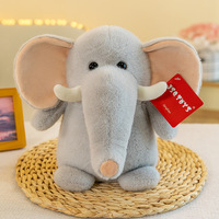 Authentique Gros Éléphant Hippopotame Dinosaure Griffe Machine Poupée En Peluche Jouet Cadeau D'anniversaire Pour Enfants
