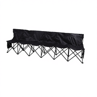 Chaise de camping pliante pour 4 à 8 personnes, portable, pour pique-nique, voyage, imperméable, pour la plage, les concerts, en tissu Oxford, moderne