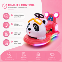 Voiture tamponneuse électrique 24V pour enfants, véhicule de parc d'attractions à batterie, équipement de terrain de jeu parent-enfant, vente en gros