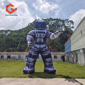 Modèles d'astronautes gonflables d'extérieur avec lumières LED, ballon publicitaire gonflable en forme d'astronaute pour la décoration - Product Image 5