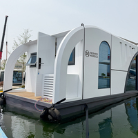 Maison flottante de luxe de 6,5 m, imperméable, résistante au feu, idéale pour les écoles, les bureaux, les bâtiments, écologique, installation rapide