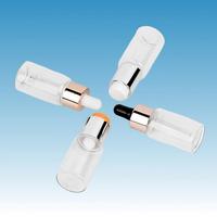 Flacon en verre transparent de 5 ml et 10 ml pour poudre de vitamine C lyophilisée avec couvercle à bouton-poussoir