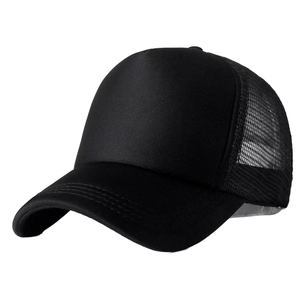 공장 도매 남성 트러커 캡 백 메쉬 야구 모자 야외 5 패널 스포츠 야구 모자 - Product Image 1