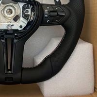 Volante de coche modelo M, completamente en cuero con costuras rojas para BMW F10 F20 F30 F31 F90 F12 F13 F92 F93 F26 F48 F49 F35 F44 F45