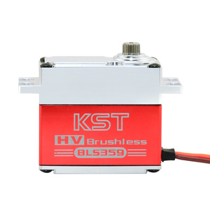 Servomoteur numérique sans balais à engrenages métalliques HV KST BLS359 8.4V 30kg 0.10sec avec roulements 2BB certifié FCC/CE pour voitures RC - Product Image 2
