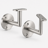 Support de main courante en acier inoxydable de luxe Zhuoye pour la conception de rampes d'escalier en verre pour hôtels et villas