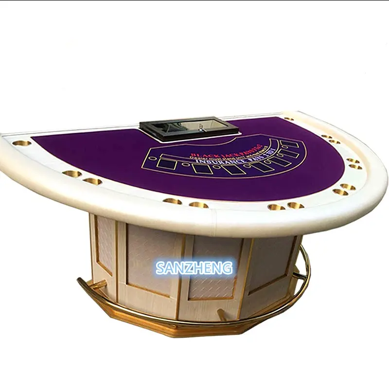 Meja Poker Blackjack Kustom Meja Poker Texas Hold'em Klub Kasino Hotel Meja Poker Judi