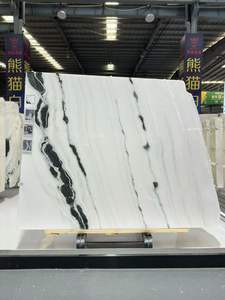 Dalles de <span class=keywords><strong>marbre</strong></span> blanc Panda, pierre naturelle, <span class=keywords><strong>pour</strong></span> revêtement de sol, revêtement mural, comptoirs - Product Image 6