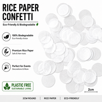 Konfeti Kertas Beras Ketan Grosir Biodegradable Larut Air untuk Halloween Tahun Baru Isian Meriam Pesta Piroteknik