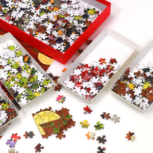 Customizable Montessori Paper Wood Plastic Wholesale DIY Toy Jigsaw <b>Puzzle</b> <b>Box</b> for 14 Years & up Free Sample - Product Image 4