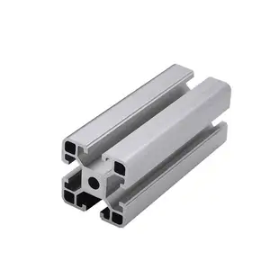 Alu hồ sơ 40x40 4040 perfil de aluminio t-khe cắm ép đùn nhôm đùn hồ sơ cho công nghiệp sử dụng