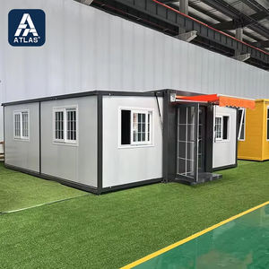 Casas Contenedor de Paneles Sándwich Plegables y Expandibles de 20 pies de Fácil Montaje, con Dos Dormitorios, Salas de Estar, Villas Familiares de Lujo - Product Image 1