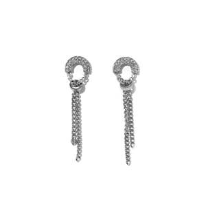 Pendientes de Moda con Diseño de Borla y Cadena, en Acero Inoxidable 316L con Baño de Oro PVD, Resistentes y Sostenibles - Product Image 1