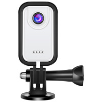 Caméra miniature D200 480P HD grand angle 120° avec communication 4G, caméra sportive pour campus, enregistreur vidéo portable pour le cyclisme, compatible MicroSD