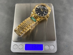 Reloj de Alta Calidad, Resistente al Agua, 40 mm, Fábrica ARF, Acero 904L, Movimiento 3255, Dorado Luminoso, Diamantes, Negro, Reloj de Buceo - Product Image 6