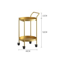 Table d'appoint mobile à double niveau, style minimaliste, salon moderne, table basse