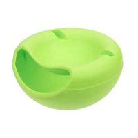 Boîte à Snack créative en plastique, cuvette de Snack de forme créative Double couche en plastique boîte de rangement pour snacks, bol d'assiette de fruits paresseux
