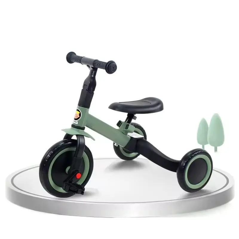 중국 공장 이동식 페달 4 모드 유아 트라이크 아기 균형 자전거 어린이 세발 자전거 어린이 3 바퀴