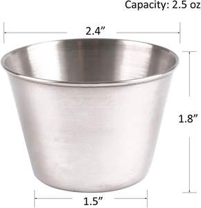 Vasos de Chupito Pequeños de Acero Inoxidable de 65 ml (2.2 oz) al por Mayor para Whisky, Vodka, Café, Agua y Zumo - Product Image 6