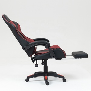 Respaldo alto Masaje ergonómico para adultos Silla para juegos <span class=keywords><strong>de</strong></span> computadora PVC Videojuego E-Sports Silla con reposapiés Reposacabezas Soporte lumbar - Product Image 5