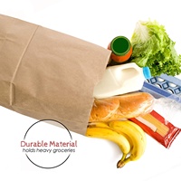 Fourniture d'usine de votre propre logo emballage jetable de restaurant à emporter sac de transport pain grillé boulangerie livraison alimentaire sac en papier