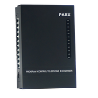 Excelltel série MD petit système de commutateur central téléphonique PABX compatibilité 110V/220V 6/8 Extensions appel de préposé automatique