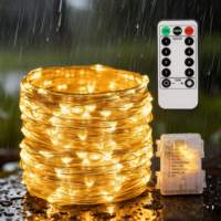 Guirlande LED à pixels vintage pour Noël, étanche IP44, 100 LED, dimmable, pour décoration extérieure, jardin, fête, rideau lumineux