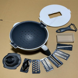 Accessoires de cuisine en gros LMK163 : Râpe multifonctionnelle en PP et acier inoxydable pour légumes, pommes de terre et ail - Product Image 5