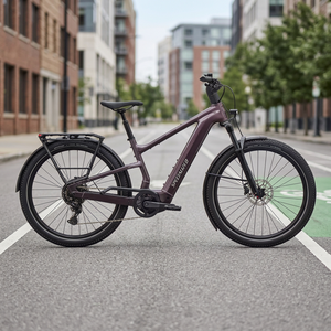 Bicicleta Híbrida de 27.5 Pulgadas con Cuadro de Aluminio, Suspensión Delantera, Frenos de Disco, 11 Velocidades, para Uso en Carretera - Product Image 3