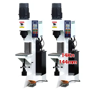 Customize 10kn 14kn 24kn 42kn Hydraulic Self Piercing Spin Orbital Riveting Machine For Solid Rivet