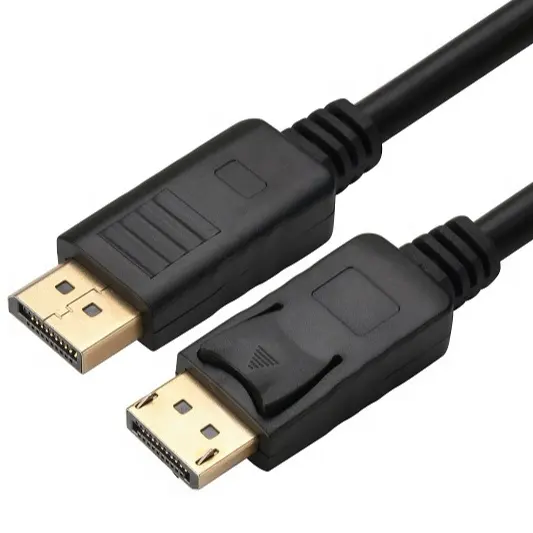 Displayport 1.3 Cable V1.3 Supports DP Gold Plated Male to Male High Quality 6FT 1.8m 5K Resolution DP1.3 Multimedia Round Cable